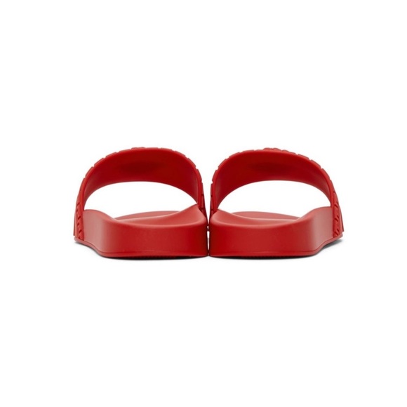 NIB Versace Medusa Cardinal Rubber Pool Slides - Picture 6 of 6